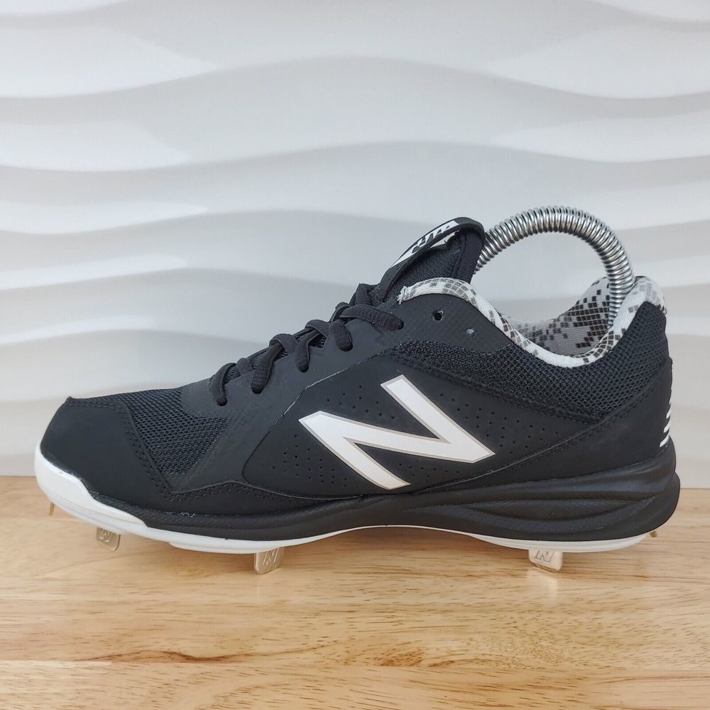 New Balance Tupelo V1 Black White Baseball Cleats Shoes Mens Size 7 - TUPELOK1 - Picture 2 of 12